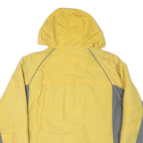 MISTY HARBOR Mens Yellow & Grey Zip Jacket S Polyester Blend Outdoor Casual