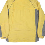 MISTY HARBOR Mens Yellow & Grey Zip Jacket S Polyester Blend Outdoor Casual