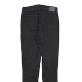 LEVI'S 711 Womens Slim Black Denim Raw W27 L30 Stretch Slim Fit Jeans