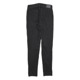 LEVI'S 711 Womens Slim Black Denim Raw W27 L30 Stretch Slim Fit Jeans