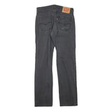 LEVI'S Mens Jeans Black Slim Skinny Denim W30 L30 Classic Zip Pockets