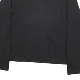 TOMMY HILFIGER Womens Black Plain V-Neck Basic Knit M Cotton Blend Jumper