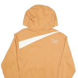 NIKE Mens Beige & Cream Pullover Hoodie S Cotton Blend Stylish Casual