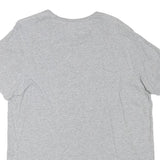 ADIDAS Mens Grey Graphic T-Shirt M Short Sleeve Crew Neck Cotton Blend Casual