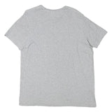 ADIDAS Mens Grey Graphic T-Shirt M Short Sleeve Crew Neck Cotton Blend Casual