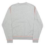 NIKE Mens Grey Sweatshirt Crew Neck M Just Do It Graphic Sportswear Casual