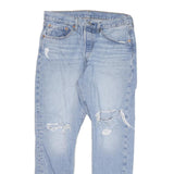 LEVI'S 501S Mens Jeans Blue Slim Straight Denim Medium W30 L27 Stylish Fit