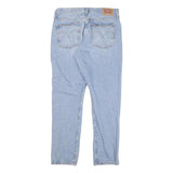 LEVI'S 501S Mens Jeans Blue Slim Straight Denim Medium W30 L27 Stylish Fit