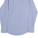 RIFLE Mens Blue Cotton Blend Shirt M Button-Down Collar Long Sleeve Casual
