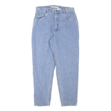 COSMOS Womens Relaxed Jeans Blue Denim Rinse W30 L27 Casual Zip Closure