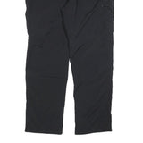 JOHN ADAMS Mens Black Regular Fit Straight Leg Trousers W38 L30 Polyester Blend