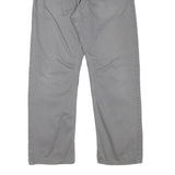 LEVI'S Mens Regular Fit Grey Cotton Blend Zip Trousers W37 L29 Casual Everyday
