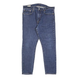 LEVI'S 512 Big E Mens Blue Slim Skinny Denim Medium W36 L27 Zip Cotton Blend