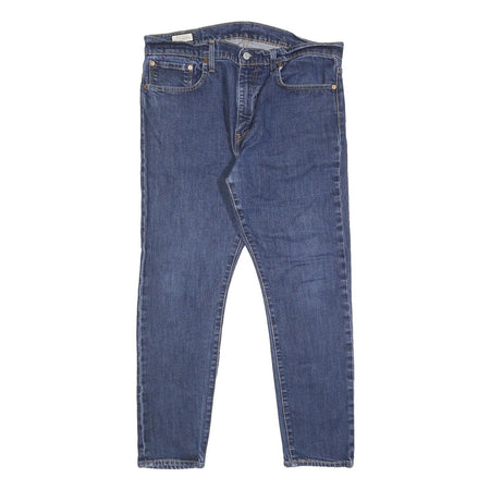 LEVI'S 512 Big E Mens Blue Slim Skinny Denim Medium W36 L27 Zip Cotton Blend