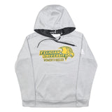 ADIDAS Mens Grey Felician University Womens Soccer Hoodie S Polyester Blend