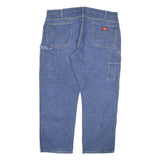 DICKIES Mens Regular Blue Denim Jeans Cotton Blend W40 L30 Workwear Classic Zip