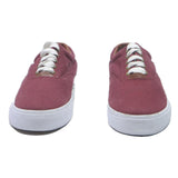 POLO RALPH LAUREN Men's Burgundy Low Top Trainers Cotton Blend UK 9 Casual