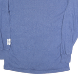 MAJESTIC Mens Blue Indianapolis Colts Long Sleeve Crew Neck T-Shirt M Cotton