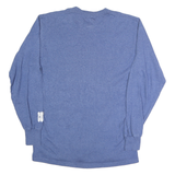 MAJESTIC Mens Blue Indianapolis Colts Long Sleeve Crew Neck T-Shirt M Cotton