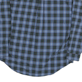 TOMMY HILFIGER Mens Blue Green Check Shirt XL Classic Button Down Collar Casual