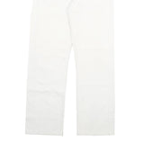 LEVI'S 501 Womens Jeans White Regular Straight Denim W24 L25 Classic Cotton