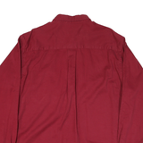CLUB ROOM Mens Red Long Sleeve Shirt L Button-Down Collar Casual Cotton Blend