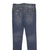 MEK DNM Womens Slim Blue Denim Jeans W28 L34 Stylish Cotton Blend Zip Closure