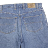 MCORVIS Mens Denim Blue Casual Shorts L W36 Cotton Blend Relaxed Fit Stylish