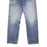 LEVI'S 505 Mens Jeans Blue Regular Straight Denim Medium W32 L32 Classic Style