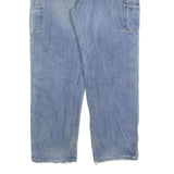 CARHARTT Mens Blue Denim Relaxed Straight Cotton Blend Medium Wash W40 L34