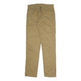 DIESEL Mens Cotton Blend Beige Regular Fit Straight Leg Trousers W30 L31 Casual