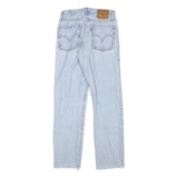 LEVI'S Womens Regular Fit Blue Denim Stone Wash Jeans W23 L25 Classic Button