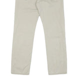 LEVI'S Womens Cotton Blend Beige Regular Fit Straight Leg Trousers W30 L28