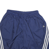 ADIDAS Mens Shorts Navy Blue Sports Casual L W28 Polyester Three Stripe