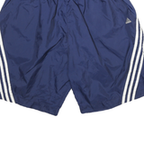 ADIDAS Mens Shorts Navy Blue Sports Casual L W28 Polyester Three Stripe