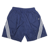 ADIDAS Mens Shorts Navy Blue Sports Casual L W28 Polyester Three Stripe
