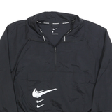 NIKE RUNNING Womens Black Running Jacket M Polyester Zip Lightweight Sport