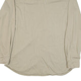 CARHARTT Mens Beige FR Work Shirt XL Durable Cotton Blend Button Down