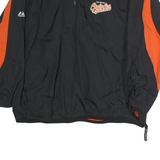 MAJESTIC Mens Black & Orange Colorado Orioles Baseball Crew Neck XL Pullover