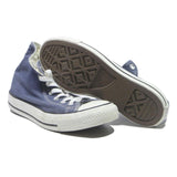 CONVERSE Womens High Top Trainers Blue Canvas UK 5.5 Classic Casual Lace-Up