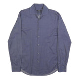 BOSS HUGO BOSS Mens Blue Shirt M Classic Cotton Long Sleeve Button Down
