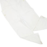 DICKIES Mens White Cotton Blend Classic Dungarees L W40 L28 Workwear