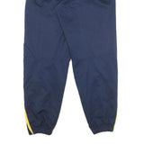 NIKE Mens Joggers Navy Blue & Yellow Regular Tapered M W24 L31 Casual Sportswear