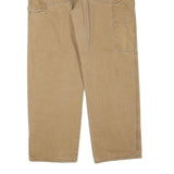 DICKIES Mens Jeans Beige Regular Straight Denim W36 L28 Workwear Durable Cotton