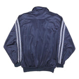 ASICS Womens Navy Blue Zip Track Jacket L Polyester Sportswear