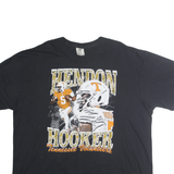 COMFORT COLORS Mens Black Hendon Hooker Graphic T-Shirt 3XL Crew Neck Short