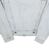 LEVI'S Mens Blue Denim Jacket S Cotton Button Front Classic Vintage Style