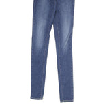 LEVI'S 710 Womens Slim Blue Denim Medium Wash Jeans W24 L31 Stretch Skinny