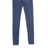 LEVI'S 710 Womens Slim Blue Denim Medium Wash Jeans W24 L31 Stretch Skinny