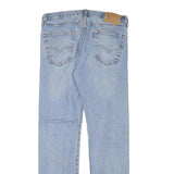 LEVI'S Mens Slim Light Blue Denim Jeans W31 L30 Classic Zip Pockets